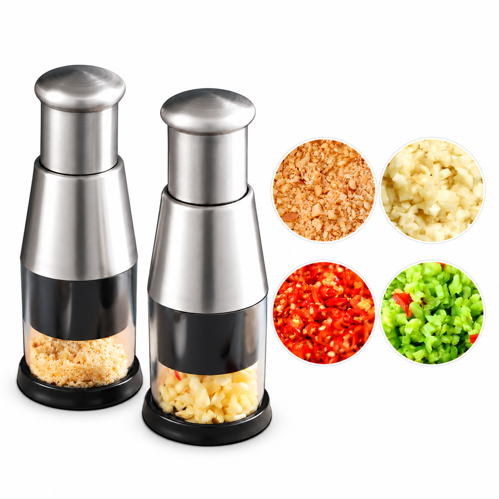 Stainless Steel Garlic Crusher