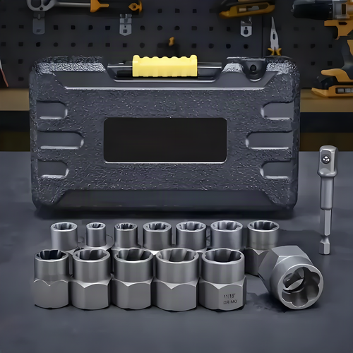 14-Piece Nut and Bolt Extractor Set