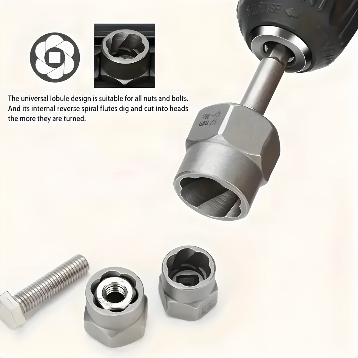 14-Piece Nut and Bolt Extractor Set