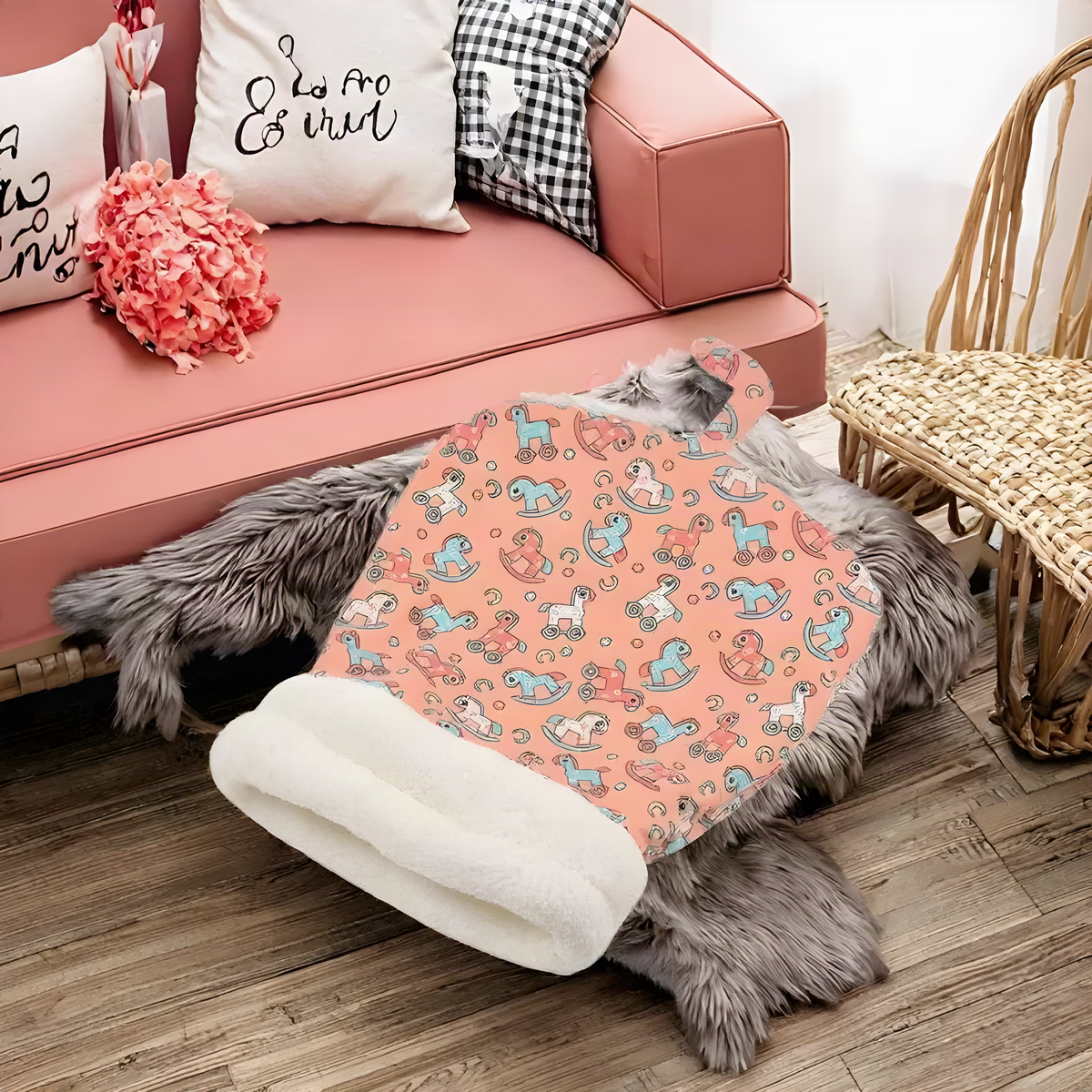 Plush Cat Sleeping Bag